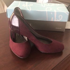 Burgundy pumps new